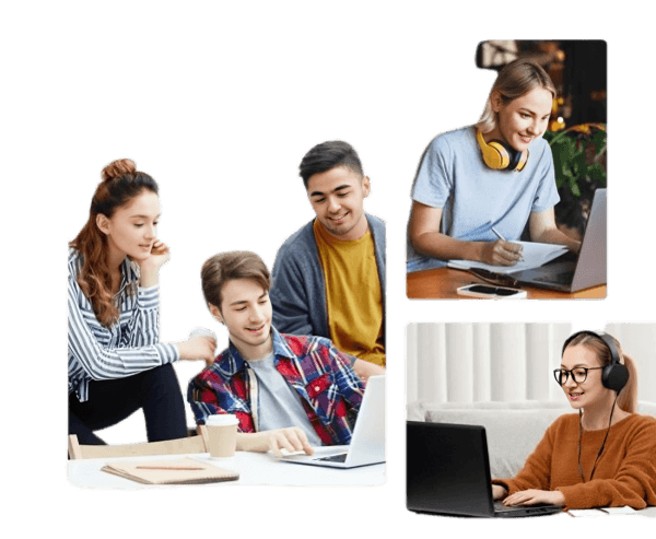 Students learning together